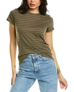 Vince Striped Essential T-Shirt Women