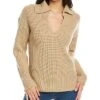 Vince V-Neck Collared Wool & Cashmere-Blend Pullover Women -Vince 1411729575 RLLD 1