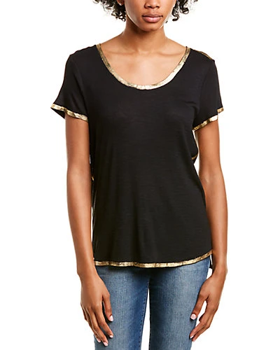 Vince Camuto Foil Trim Top Women 3 Vince Camuto Foil Trim Top Women