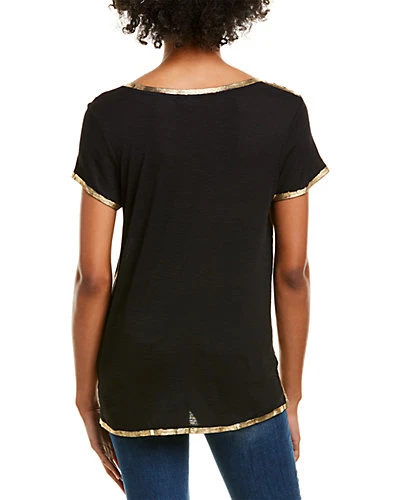 Vince Camuto Foil Trim Top Women 4 Vince Camuto Foil Trim Top Women - Image 2