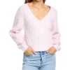 Vince Full Sleeve Fitted V-Neck Wool & Cashmere-Blend Sweater Women -Vince 1411777502 RLLD 1