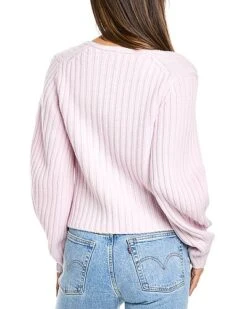 Vince Full Sleeve Fitted V-Neck Wool & Cashmere-Blend Sweater Women 6 Vince Full Sleeve Fitted V-Neck Wool & Cashmere-Blend Sweater Women -Vince 1411777502 RLLD 2