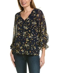 Vince Camuto Wayward Floral Blouse Women