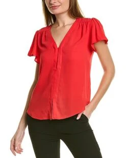 Vince Camuto Y-Neck Blouse Women