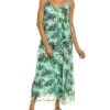 Vince Camuto Exotic Palms Maxi Dress Women