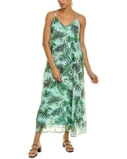 Vince Camuto Exotic Palms Maxi Dress Women