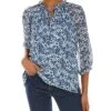 Vince Camuto Puff Sleeve Garden Cluster Top Women -Vince 1411892062 RLLD 1