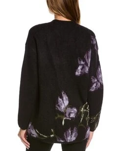Vince Orchid Jacquard Wool, Alpaca & Mohair-Blend Cardigan Women -Vince 1411898753 RLLD 2