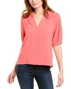 Vince Camuto Bubble Sleeve Top Women