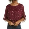 Vince Camuto Smocked Blouse Women