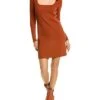 Vince Square Neck Mini Dress Women -Vince 1411940382 RLLD 1