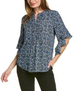 Vince Camuto Floral Flutter Henley Women