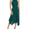Vince Camuto Halter Neck Maxi Dress Women