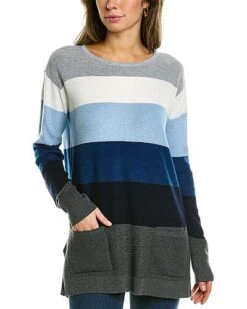 Vince Camuto Striped Colorblock Sweater Women
